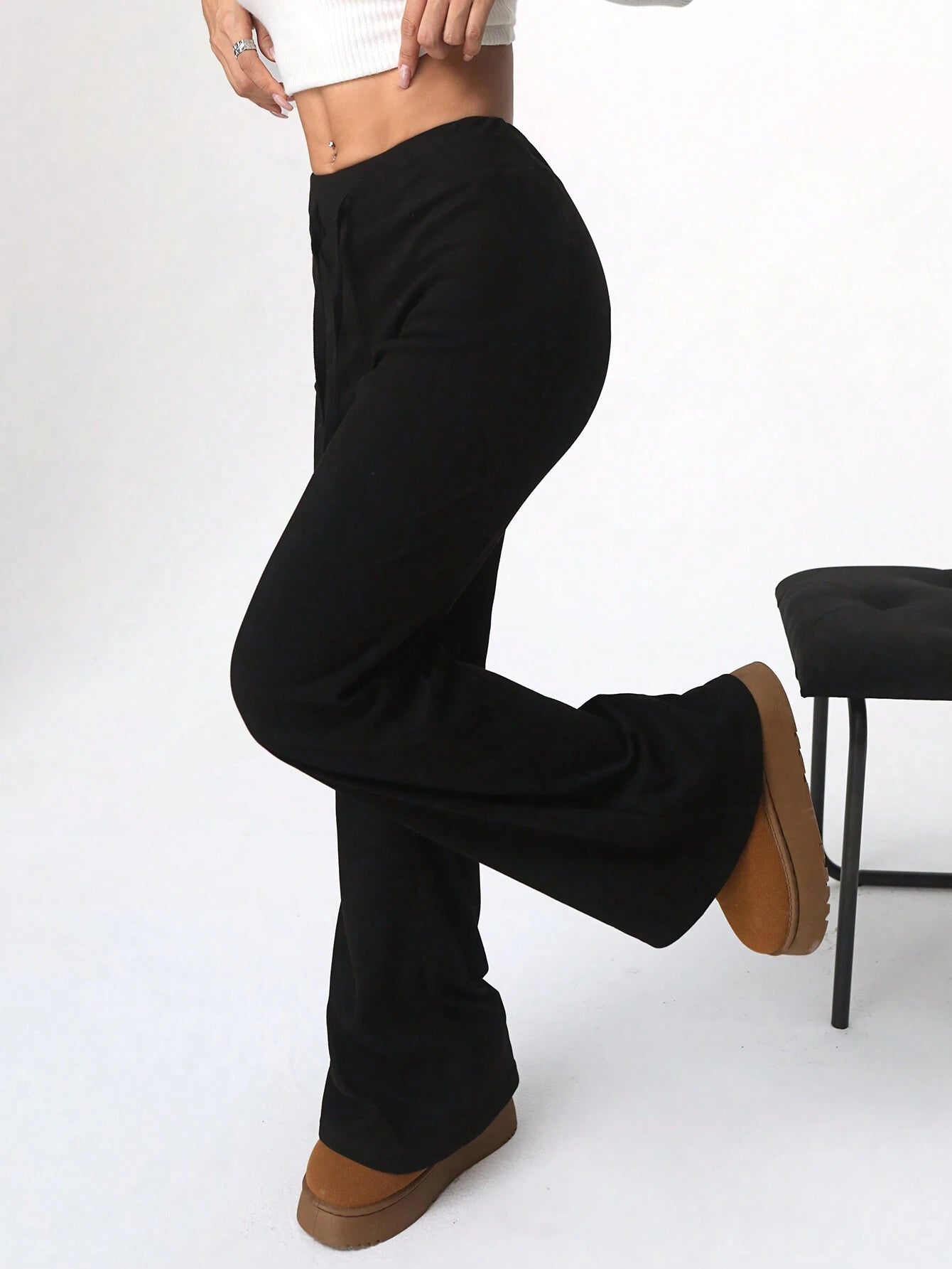WarmEase™ – Pantalón Térmico con Cordón y Cintura Alta