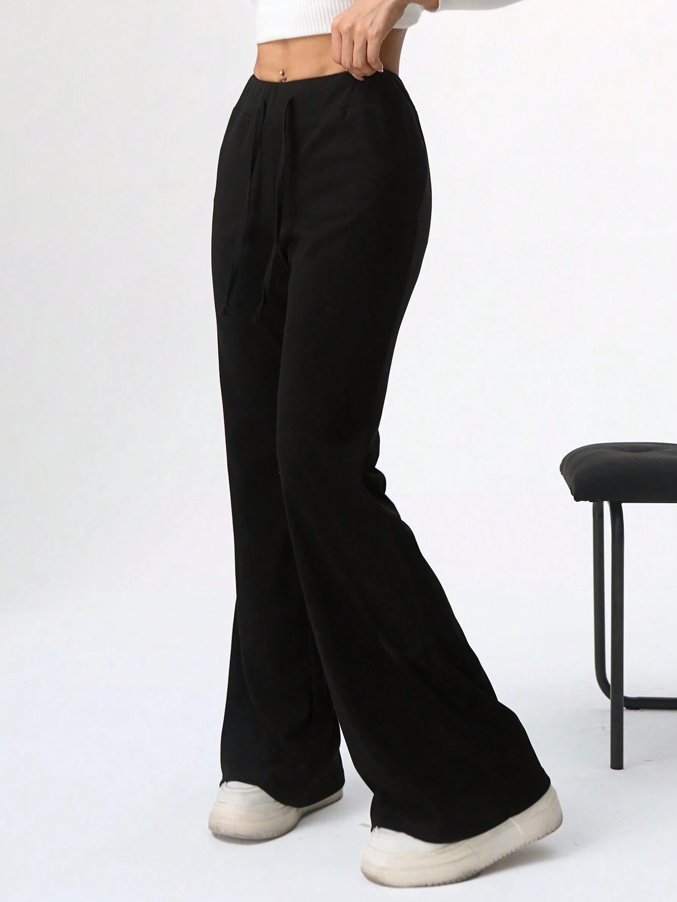 WarmEase™ – Pantalón Térmico con Cordón y Cintura Alta