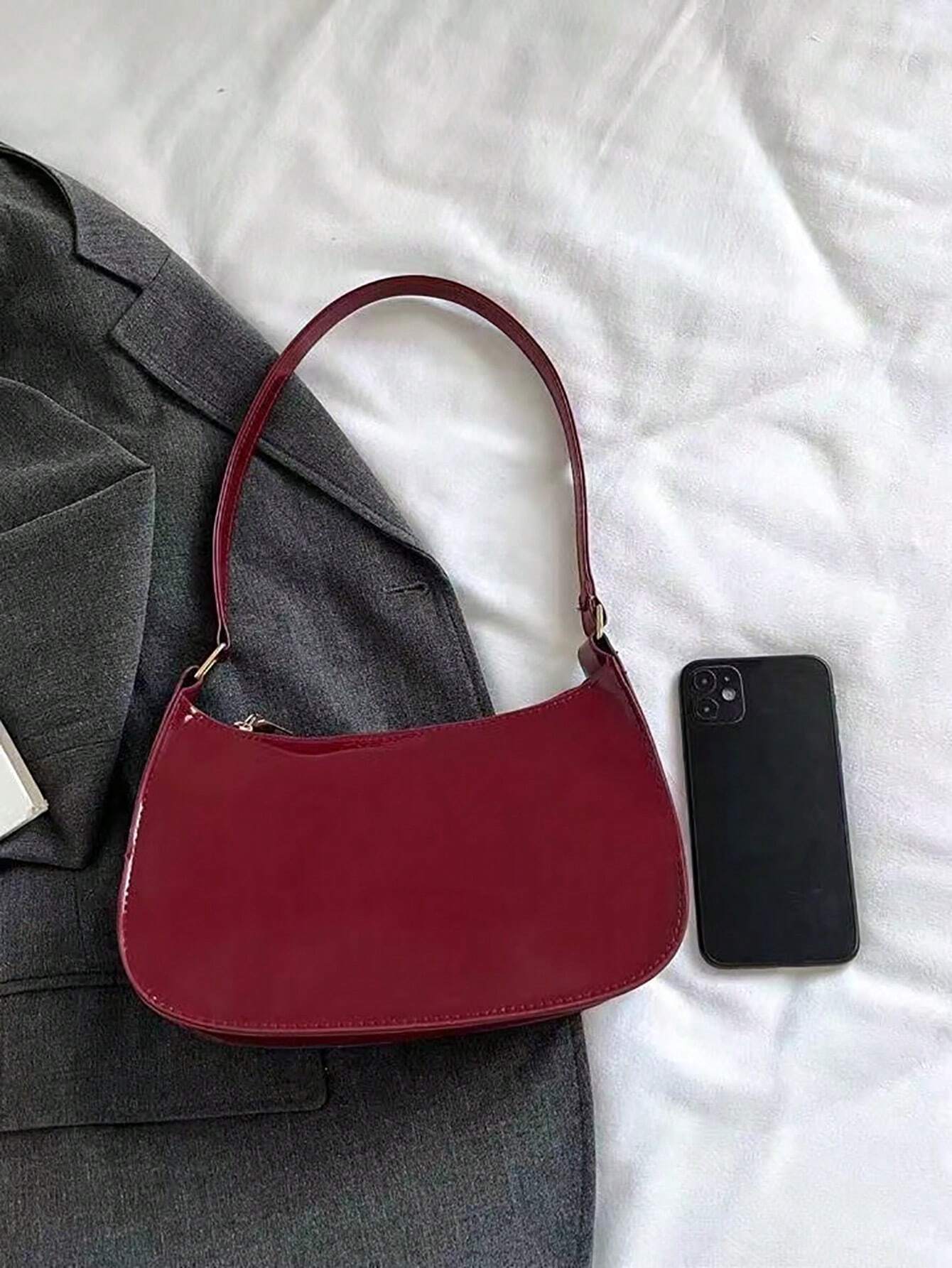 Rouge Mirror™- Bolso baguette de hombro