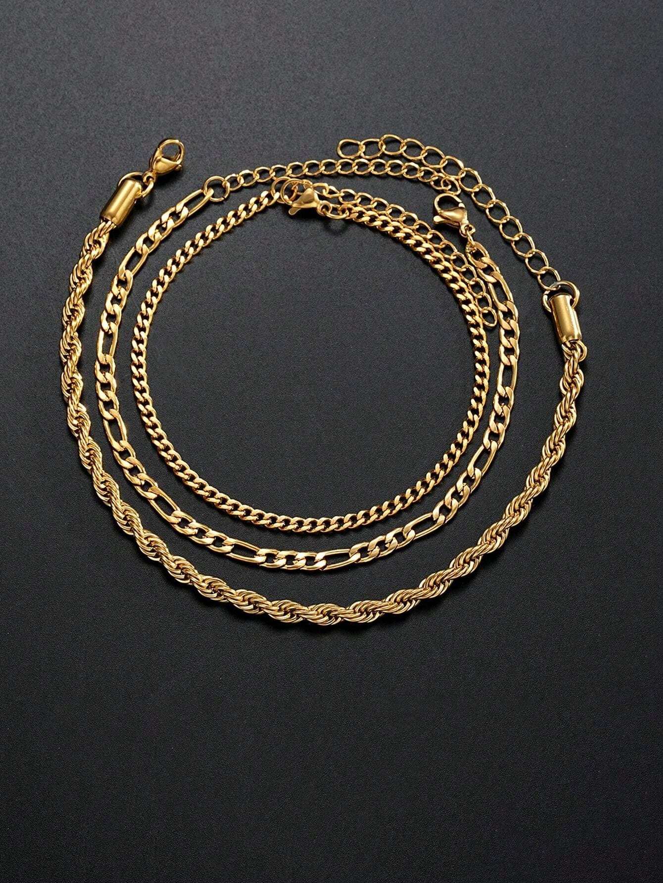 SteelLine™ – Set de Pulseras Minimalistas de Acero