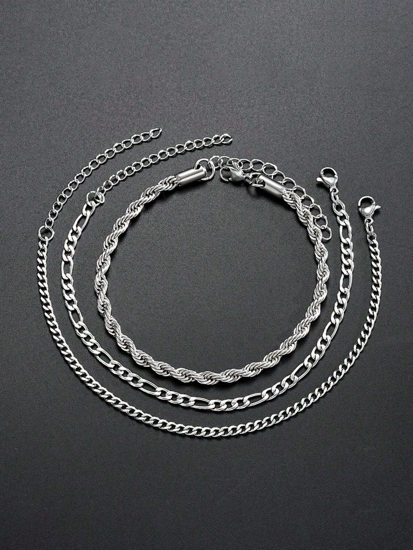 SteelLine™ – Set de Pulseras Minimalistas de Acero
