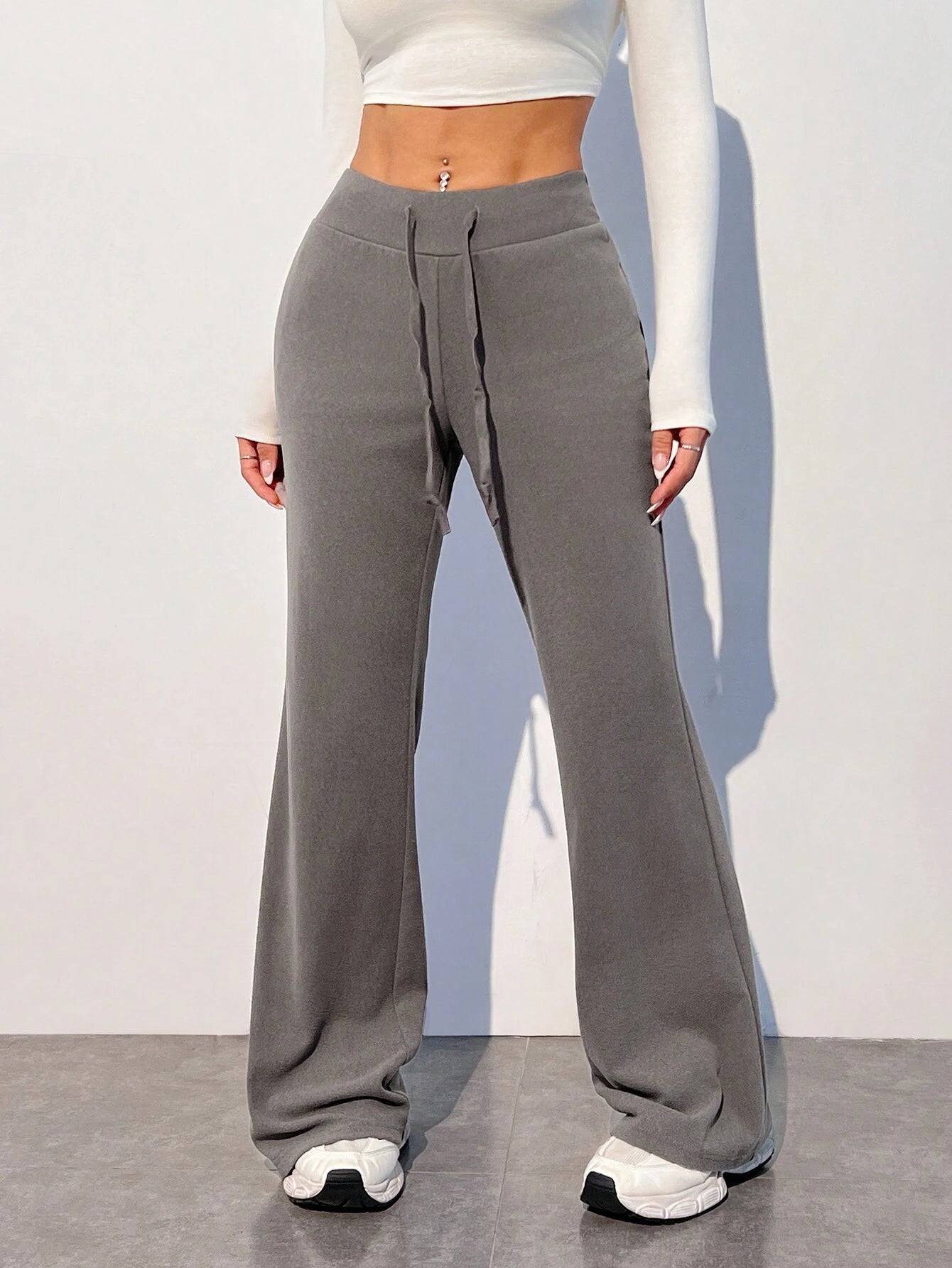 WarmEase™ – Pantalón Térmico con Cordón y Cintura Alta