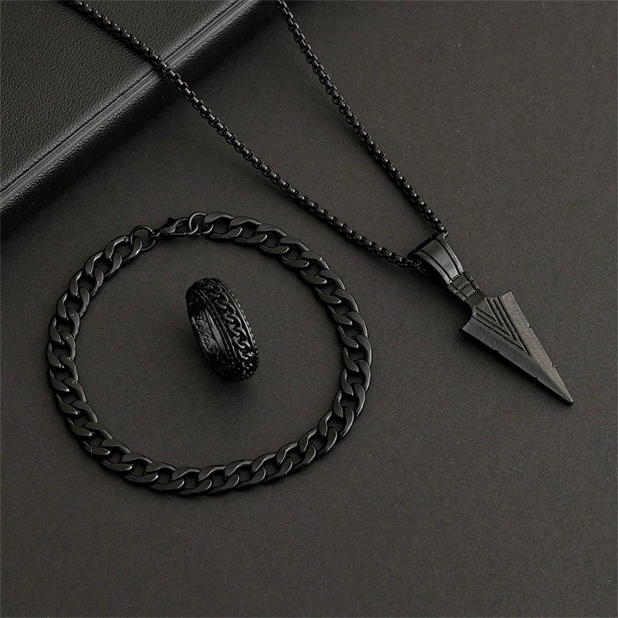 ShadowSteel™ – Set de Joyería Minimalista