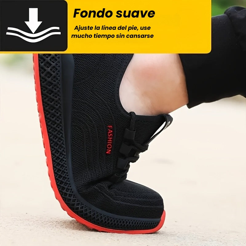 RedShield™ – Zapatillas de Seguridad con Punta de Acero y Suela Antigolpes