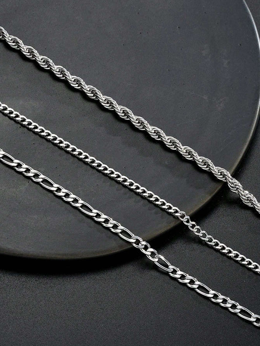 SteelLine™ – Set de Pulseras Minimalistas de Acero