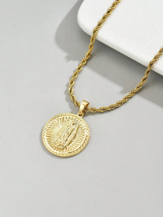 Áurea Devoción™- Cadena chapada en oro