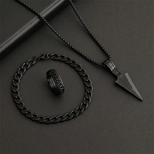 ShadowSteel™ – Set de Joyería Minimalista