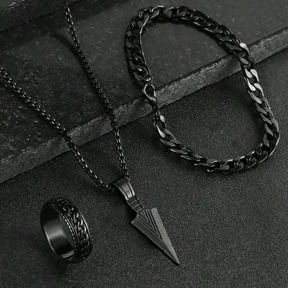 ShadowSteel™ – Set de Joyería Minimalista