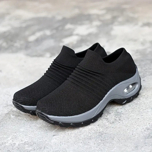 AirLuxe™ – Zapatillas Plataforma Antideslizantes para Mujer