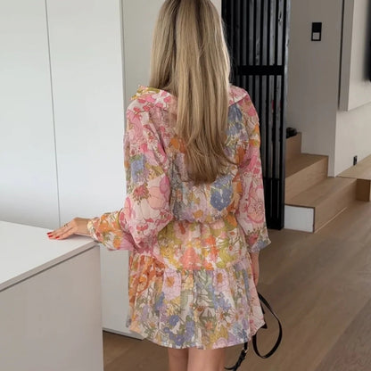 FloraLush™ – Vestido Floral Boho de Ensueño